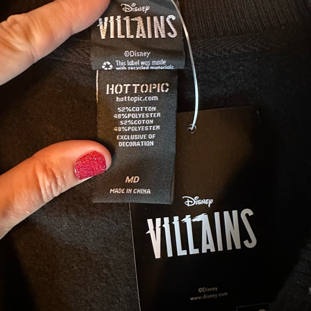 Disney Black Sea Witch Ursula Varsity Jacket - Picture 8 of 11